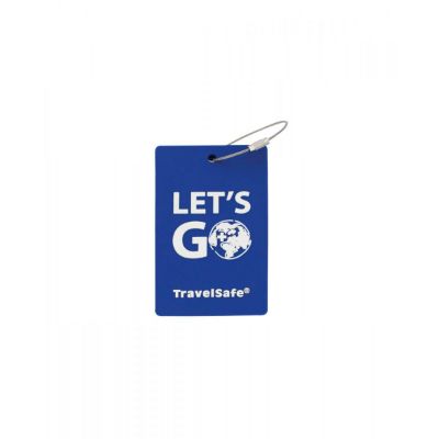 TravelSafe Resesäker adressetiketter Blue